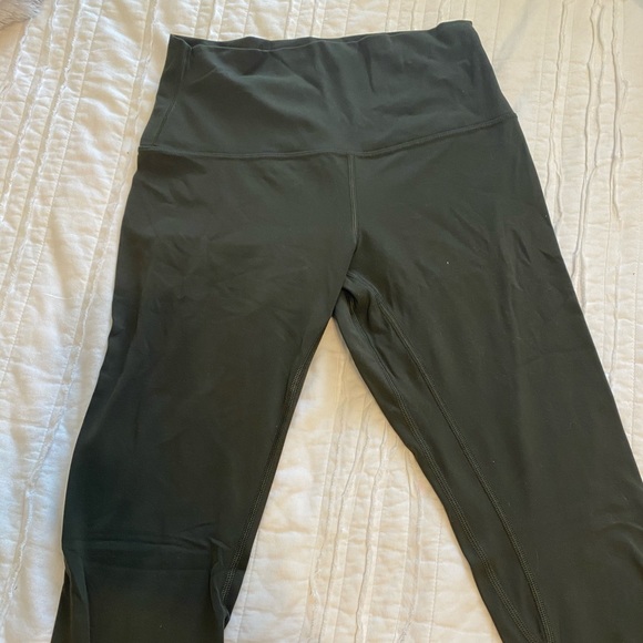 lululemon athletica Pants - army green cropped lululemon align leggings